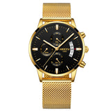 A gold black