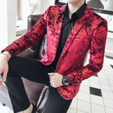 Red background red gold