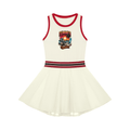 Women's Color Block A-Line Sleeveless Dress